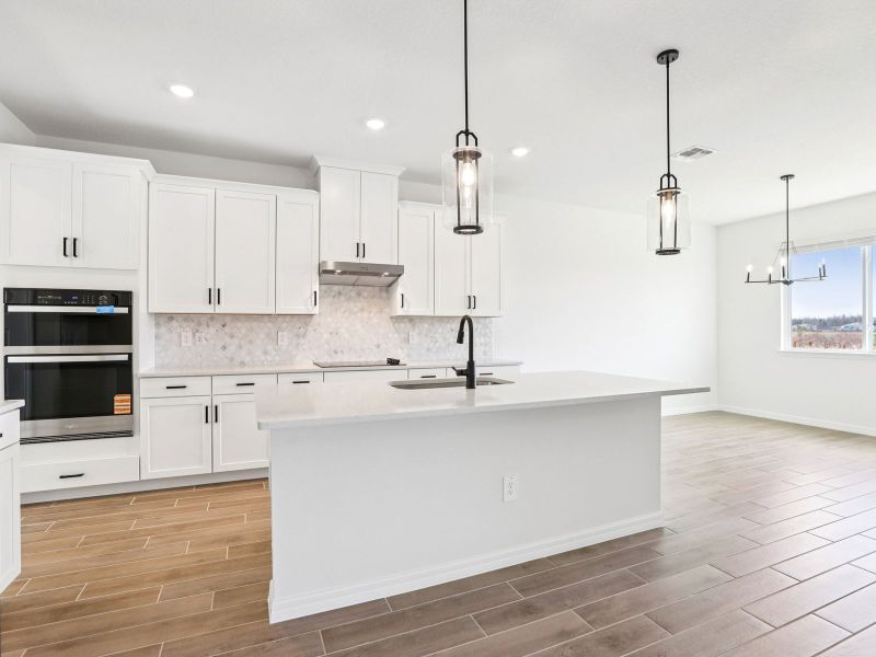Furnished interior view inside a new home in Two Rivers - Signature Series, Zephyrhills (Image 7).