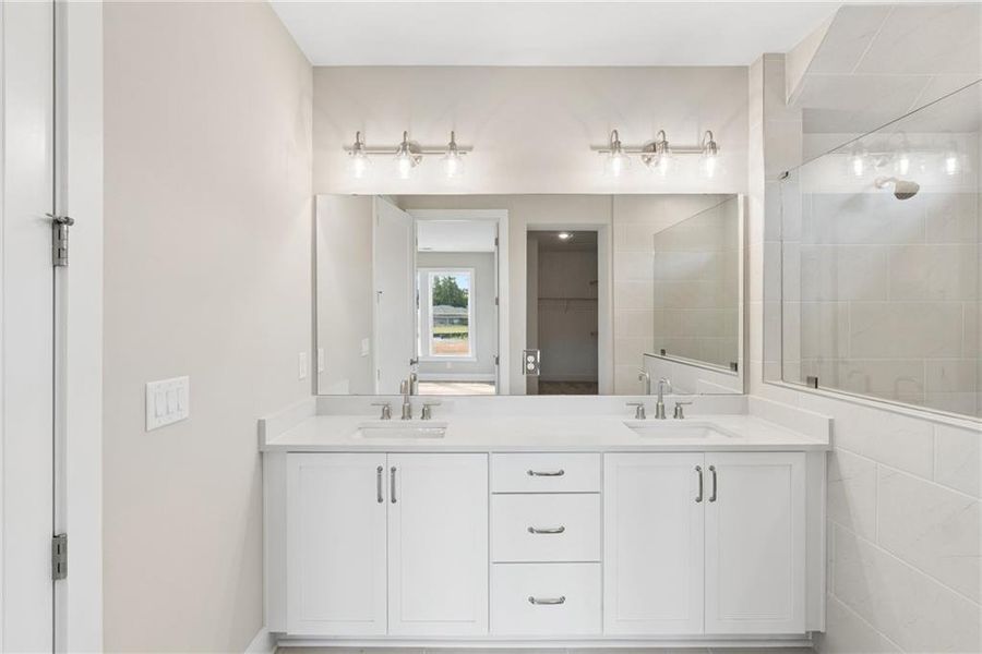 Furnished interior view inside a new home in Old Mill Preserve, Dallas (Image 12).