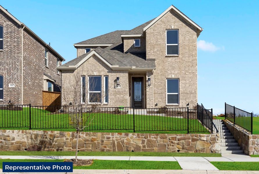 Image 7 representing the Rayburn R - 40' Homesites by First Texas Homes in Trails at Cottonwood Creek, Rowlett, TX.