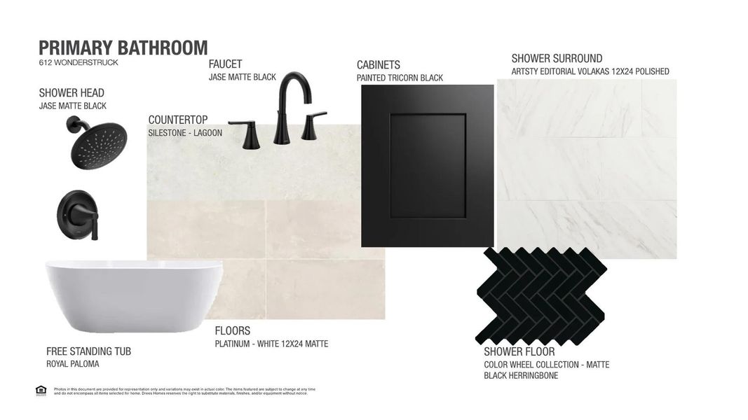 Sample of building materials used in homes in Clearwater Ranch, Liberty Hill (Image 7).