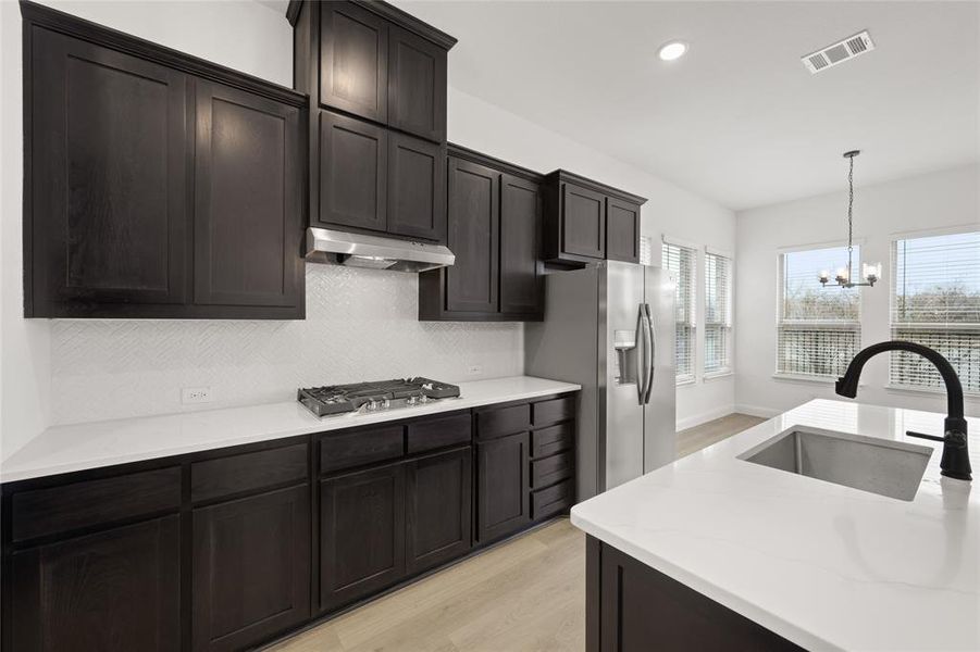 Furnished interior view inside a new home in Hidden Vistas, Burleson (Image 8). Furnished interior view inside a new home in Hidden Vistas, Burleson (Image 8).