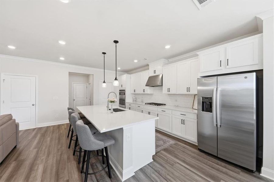 Furnished interior view inside a new home in Falls Creek, Flowery Branch (Image 55).