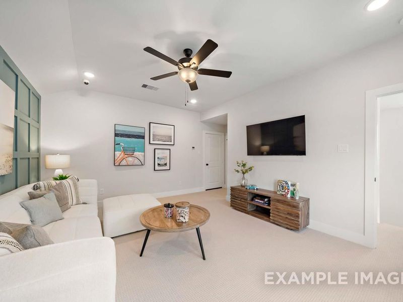 Furnished interior view inside a new home in Lago Mar, Texas City (Image 23). Furnished interior view inside a new home in Lago Mar, Texas City (Image 23).