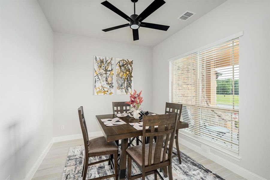 Furnished interior view inside a new home in West Crossing, Anna (Image 15). Furnished interior view inside a new home in West Crossing, Anna (Image 15).