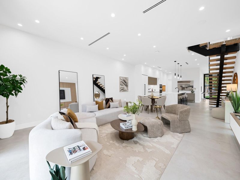 Furnished interior view inside a new home in , Fort Lauderdale (Image 29). Furnished interior view inside a new home in , Fort Lauderdale (Image 29).