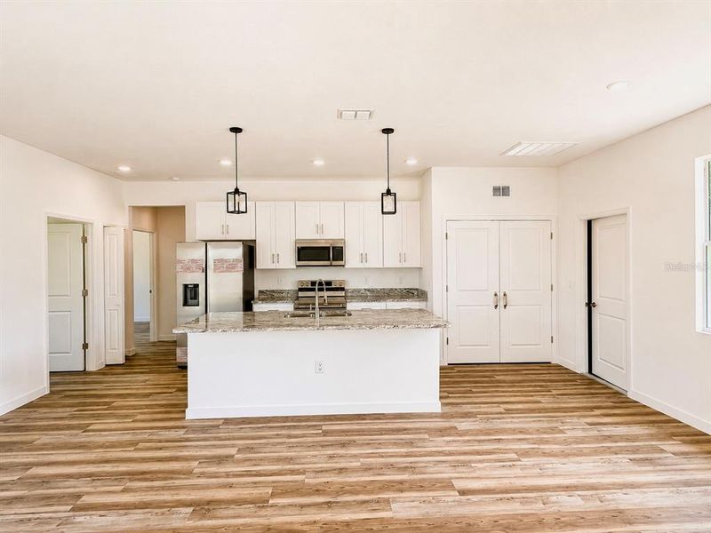 Furnished interior view inside a new home in , Poinciana (Image 7). Furnished interior view inside a new home in , Poinciana (Image 7).