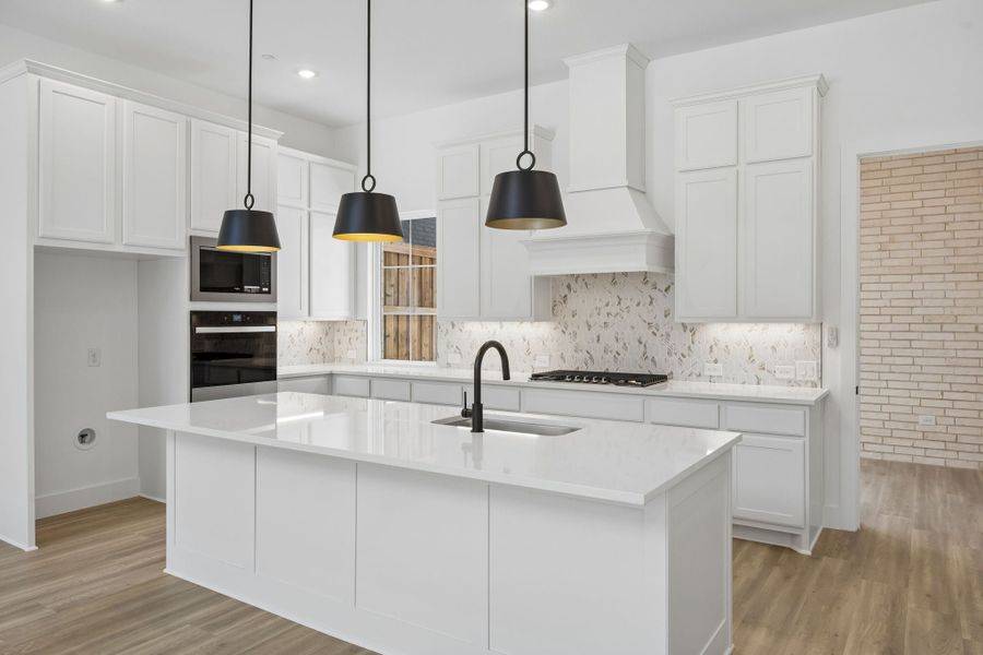 Furnished interior view inside a new home in Newman Village Townhomes, Frisco (Image 9).