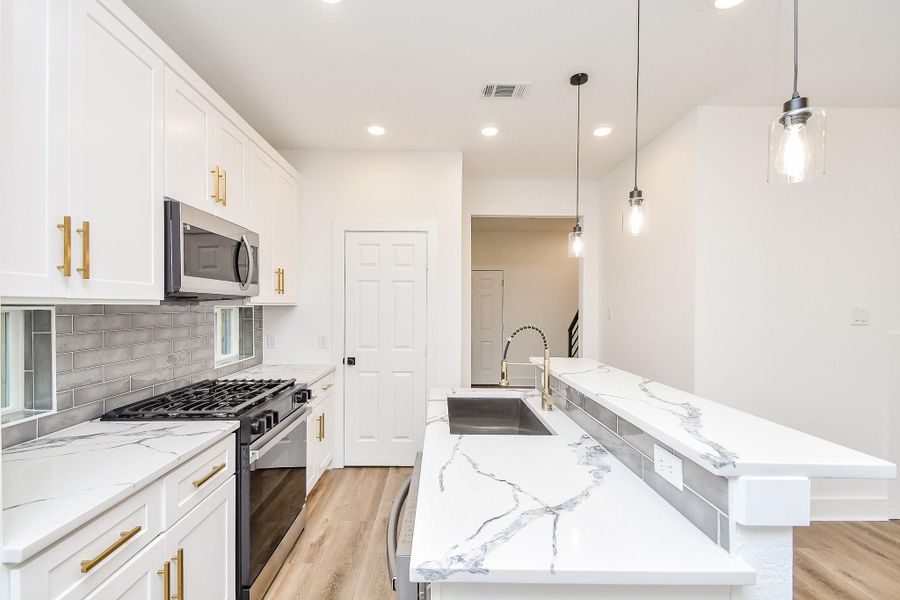 Furnished interior view inside a new home in , Houston (Image 9). Furnished interior view inside a new home in , Houston (Image 9).