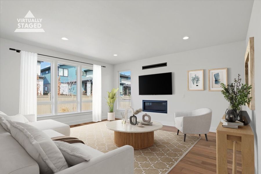 Furnished interior view inside a new home in West Grange, Longmont (Image 8).