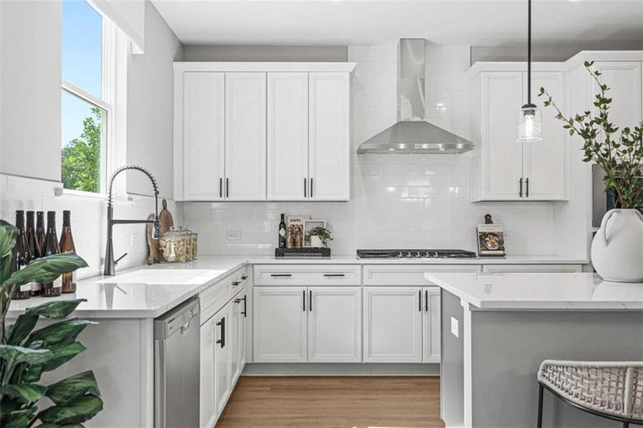 Furnished interior view inside a new home in Wehunt Meadows, Hoschton (Image 23).