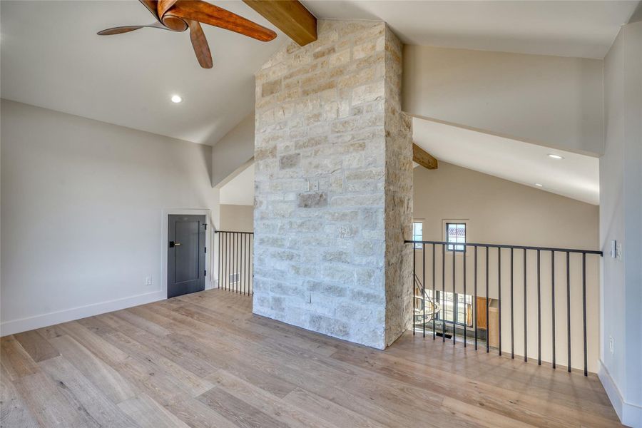 Upstairs Loft / Gameroom overlooking downstairs family room.