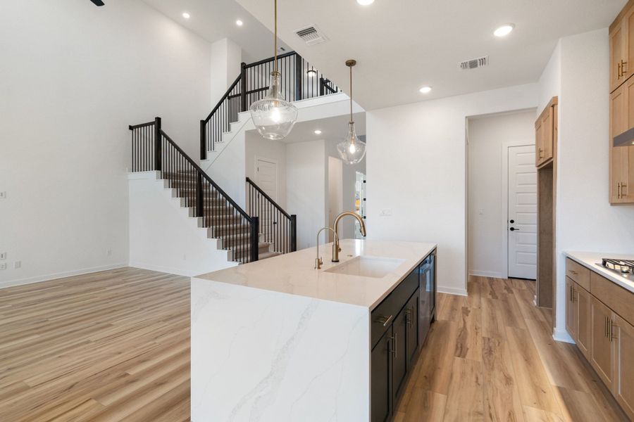 Furnished interior view inside a new home in Heritage, Dripping Springs (Image 12).