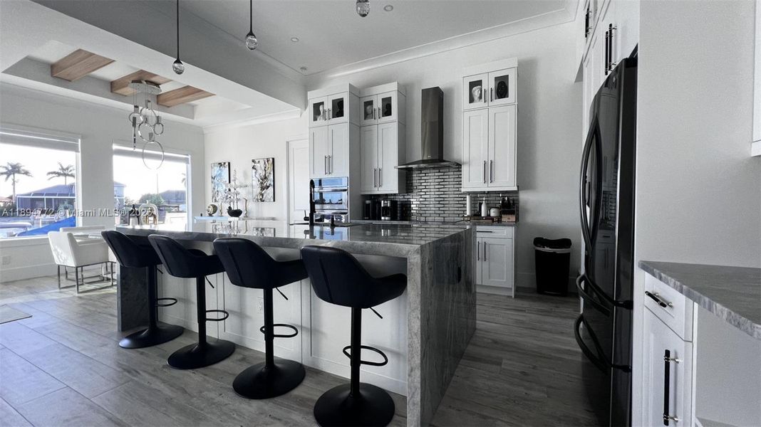 Furnished interior view inside a new home in , Marco Island (Image 18).
