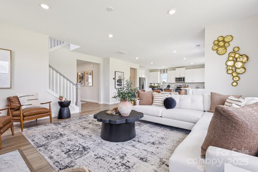 Furnished interior view inside a new home in Running Creek, Locust (Image 7).