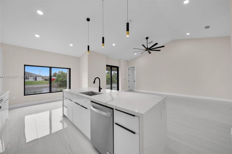 Furnished interior view inside a new home in , Cape Coral (Image 10).