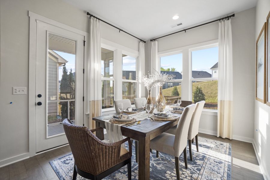 Representative furnished interior of a home built from the Pembrooke by Taylor Morrison in Esplanade at Northgate, Indian Trail (Image 9).