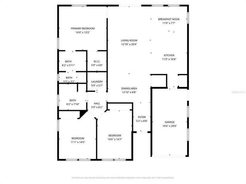 2D floor plan layout of this home in , Tampa, FL (Image 6).