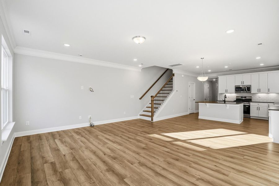 Spacious, unfurnished interior of a new home in Harrisburg Village Townhomes, Harrisburg (Image 35). Spacious, unfurnished interior of a new home in Harrisburg Village Townhomes, Harrisburg (Image 35).