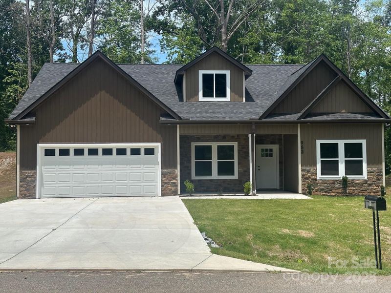 Front exterior of a new home in , Spartanburg, SC, highlighting curb appeal (Image 13). Front exterior of a new home in , Spartanburg, SC, highlighting curb appeal (Image 13).