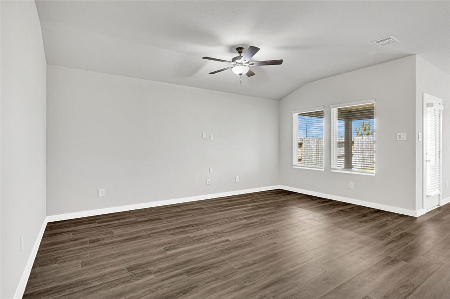 Spacious, unfurnished interior of a new home in Sundance Cove - Premier Series, Crosby (Image 14).