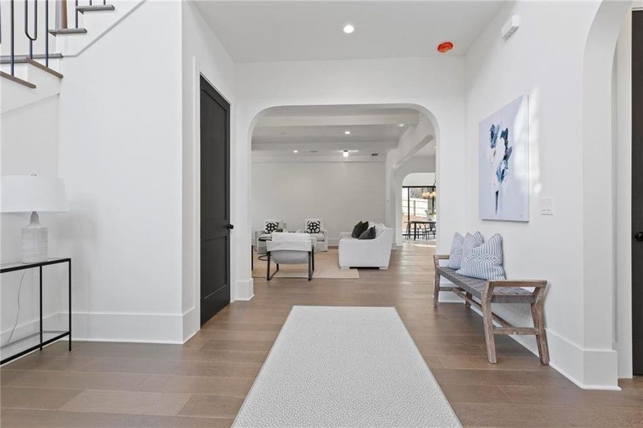 Furnished interior view inside a new home in , Roswell (Image 38). Furnished interior view inside a new home in , Roswell (Image 38).