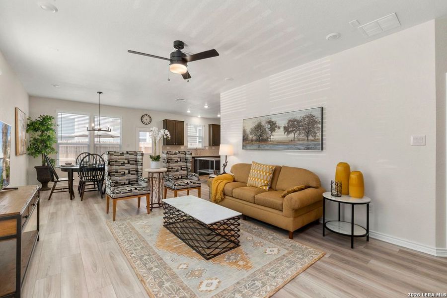 Furnished interior view inside a new home in , San Antonio (Image 29). Furnished interior view inside a new home in , San Antonio (Image 29).