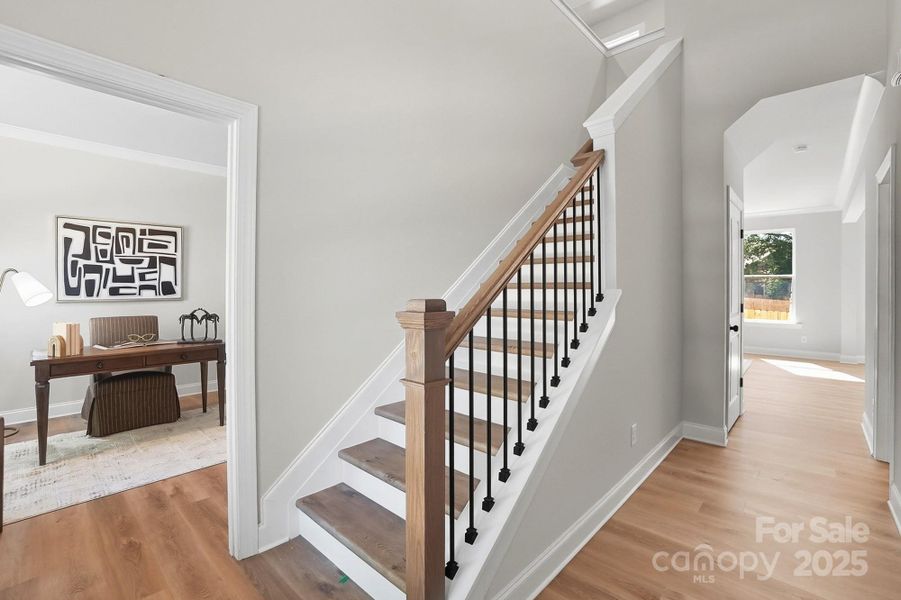 Furnished interior view inside a new home in , Charlotte (Image 10).