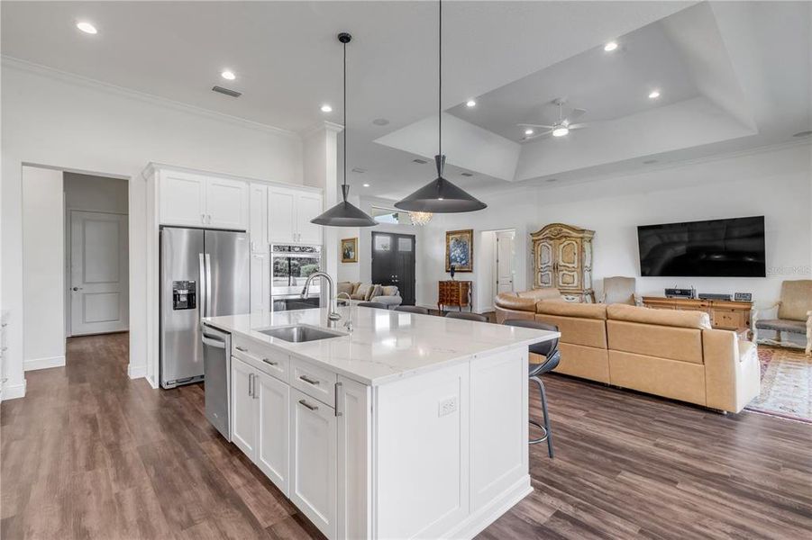 Furnished interior view inside a new home in , Mount Dora (Image 18). Furnished interior view inside a new home in , Mount Dora (Image 18).