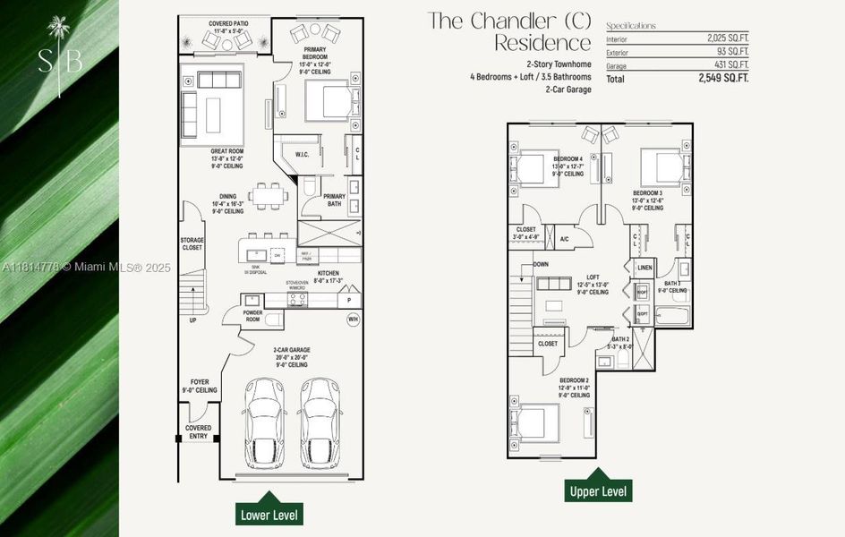 2D floor plan layout of this home in , Naples, FL (Image 3).