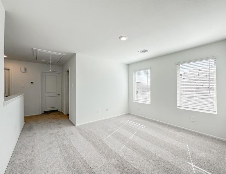 Spacious, unfurnished interior of a new home in Ladera Trails: Cottage Collection, Conroe (Image 14). Spacious, unfurnished interior of a new home in Ladera Trails: Cottage Collection, Conroe (Image 14).