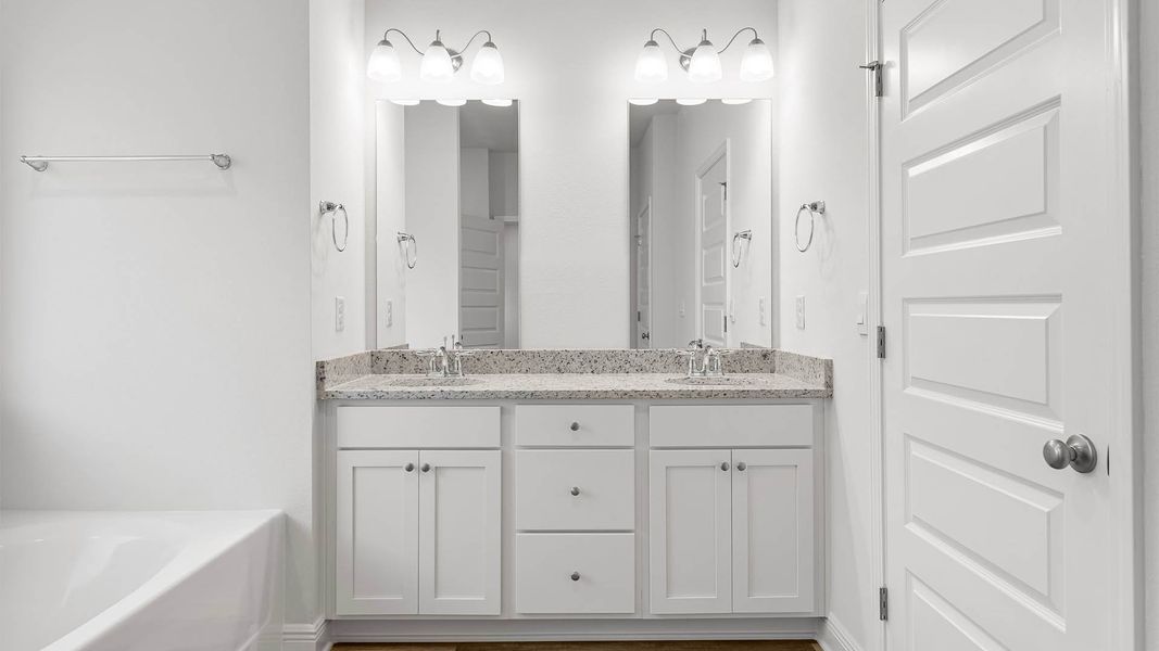 Furnished interior view inside a new home in Pine Creek and Heron Walk, Port Saint Joe (Image 10). Furnished interior view inside a new home in Pine Creek and Heron Walk, Port Saint Joe (Image 10).