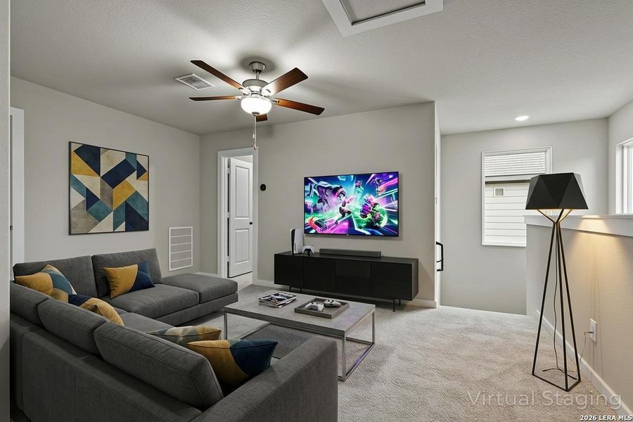 Furnished interior view inside a new home in Garden Grove, San Antonio (Image 14).