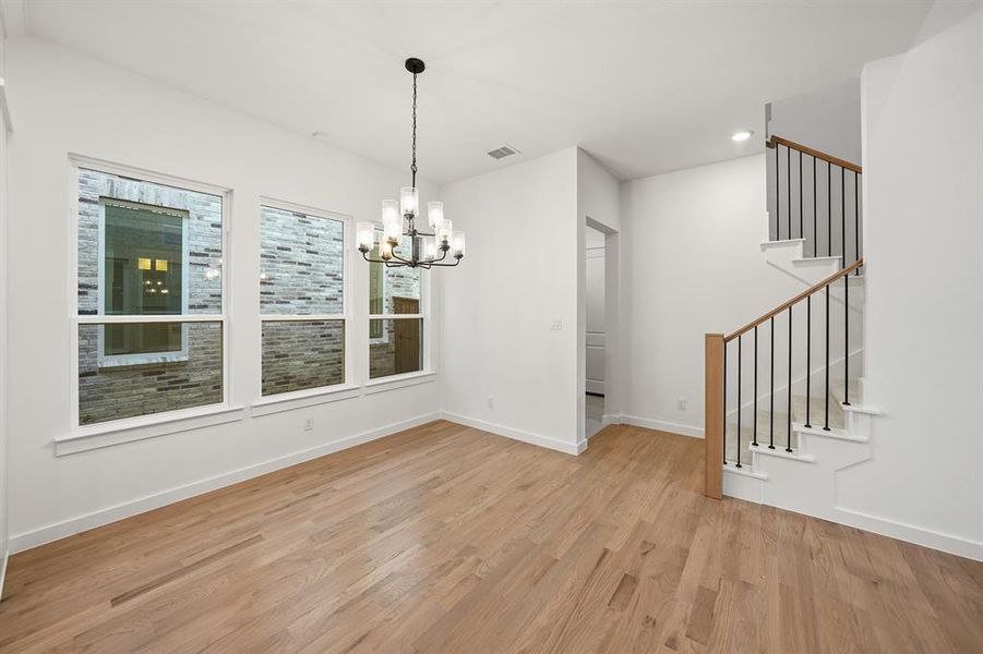 Spacious, unfurnished interior of a new home in Light Farms Brenham - 40' Lots, Celina (Image 16). Spacious, unfurnished interior of a new home in Light Farms Brenham - 40' Lots, Celina (Image 16).