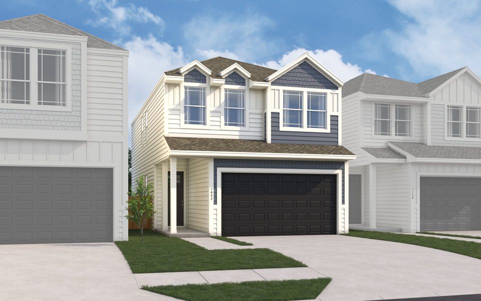 Rendering of floor plan. Colors and features may differ from shown representation.