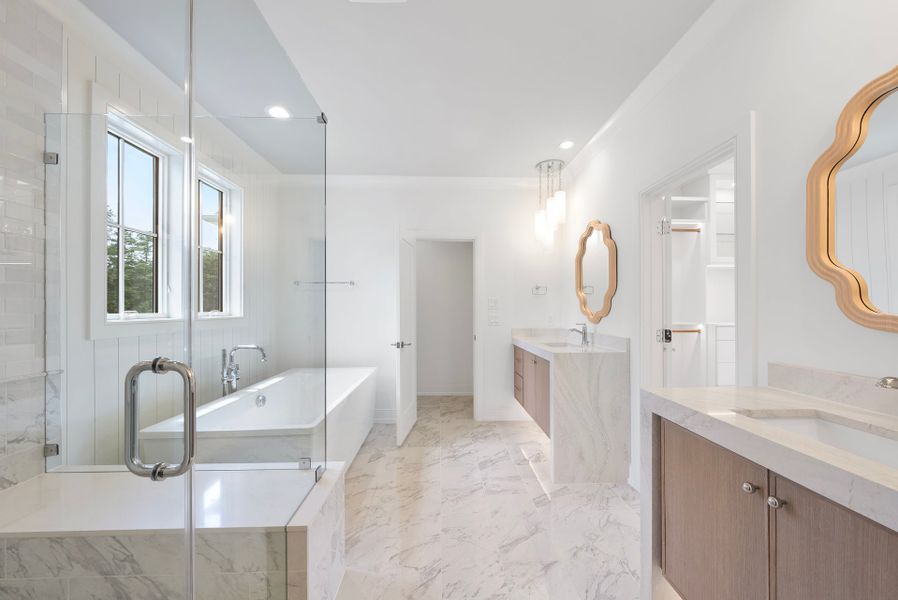 Representative furnished interior of a home built from the Abigail by Homes by Dickerson in The Founding at Blue Ridge, Raleigh (Image 16).