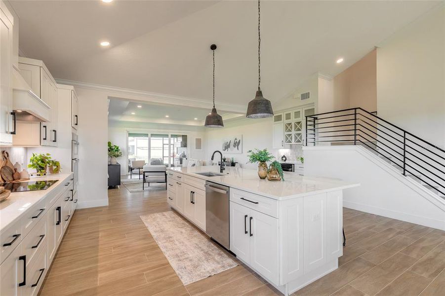 Furnished interior view inside a new home in , Edgewater (Image 7). Furnished interior view inside a new home in , Edgewater (Image 7).