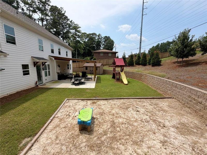 Exterior details and patio area of a home in , Marietta (Image 30).