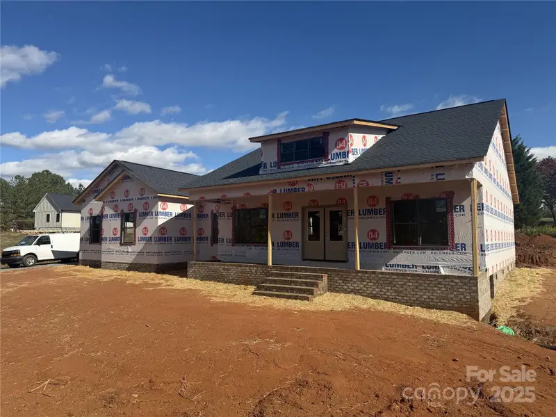 In-progress construction of a new home in , Hickory, NC (Image 2).