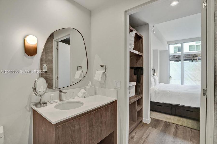 Furnished interior view inside a new home in , Miami (Image 13).