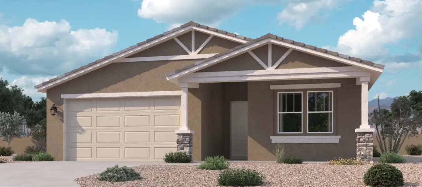 Exterior elevation rendering Exterior elevation rendering