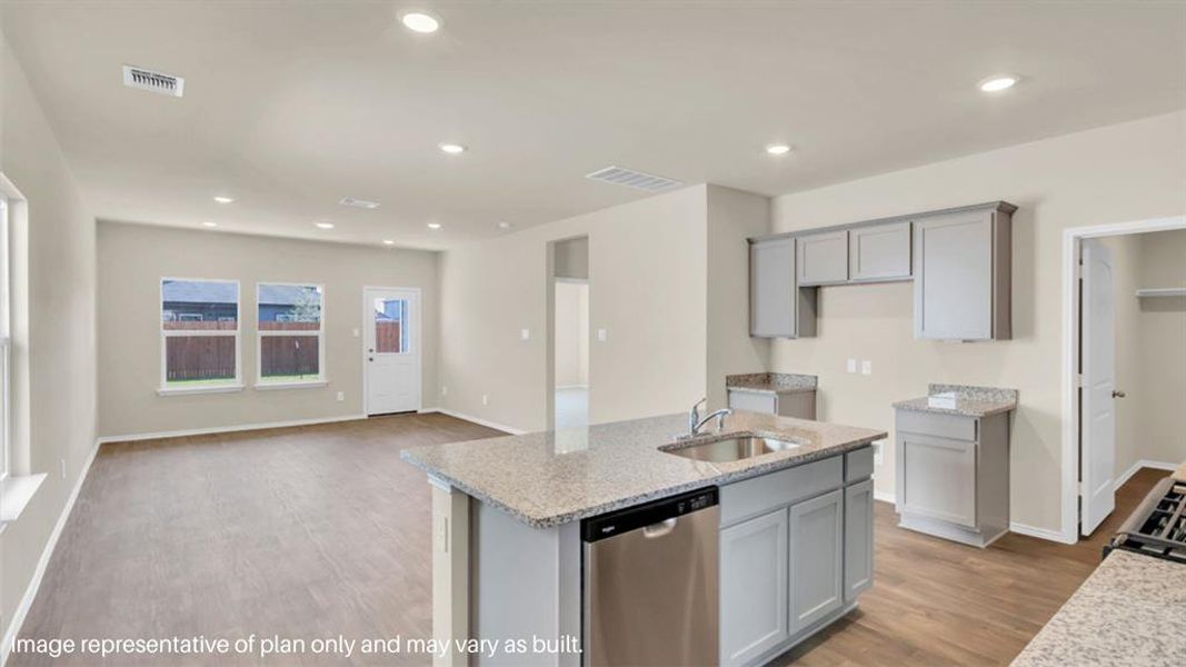 Furnished interior view inside a new home in California Meadows, Arlington (Image 6).