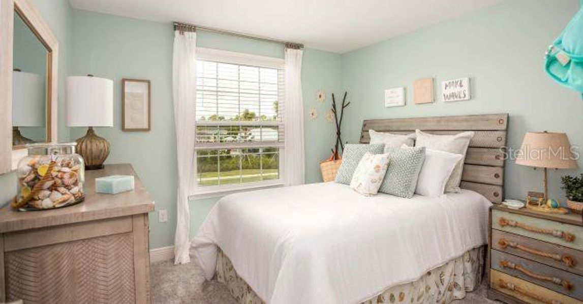 Furnished interior view inside a new home in Avalon Woods, Newberry (Image 22).