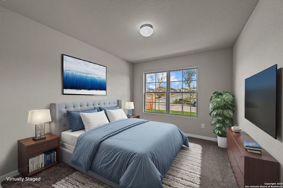 Furnished interior view inside a new home in Mesquite Ridge, San Antonio (Image 10).