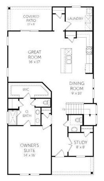 1st Floorplan - Representative Photo