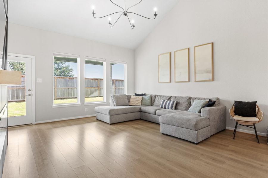 2 story ceilings and a beautiful chandelier 2 story ceilings and a beautiful chandelier