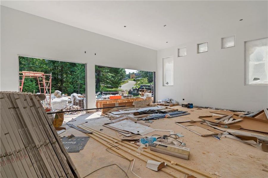 In-progress construction of a new home in , Fairburn, GA (Image 32).