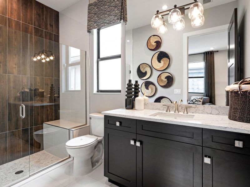 Furnished interior view inside a new home in , Port St. Lucie (Image 28).