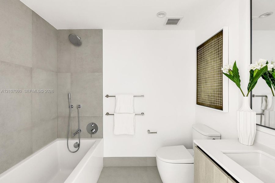 Furnished interior view inside a new home in , Bay Harbor Islands (Image 8).