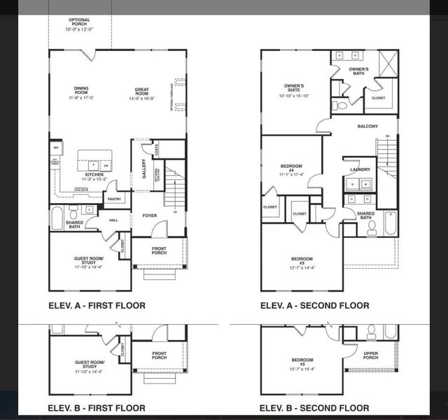 2D floor plan layout of this home in Pineland Village, Summerville, SC (Image 4).