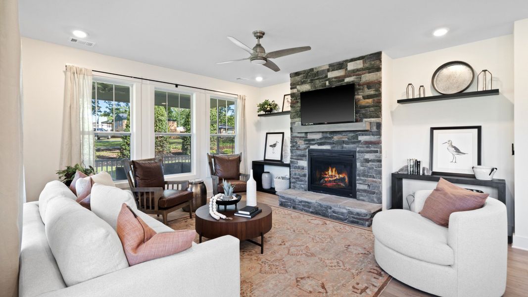 Furnished interior view inside a new home in Woodglen, Piedmont (Image 12).